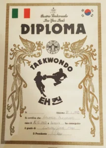 Cintura Nera Taekwondo